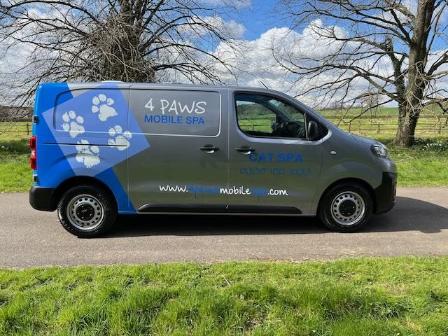 One of our latest 4 Paws Cat Spa vans